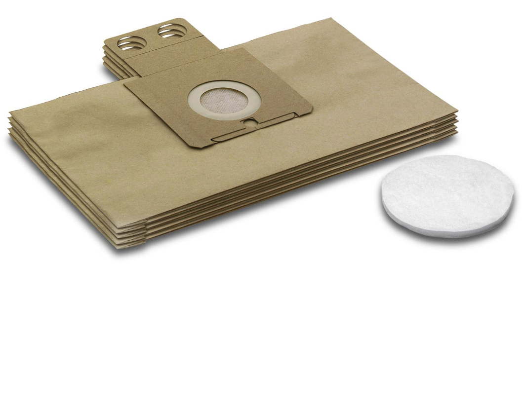 Фильтр-мешки, 5 шт, бумажные, для моделей пылесосов серии (RC 3000, RC 4000)
